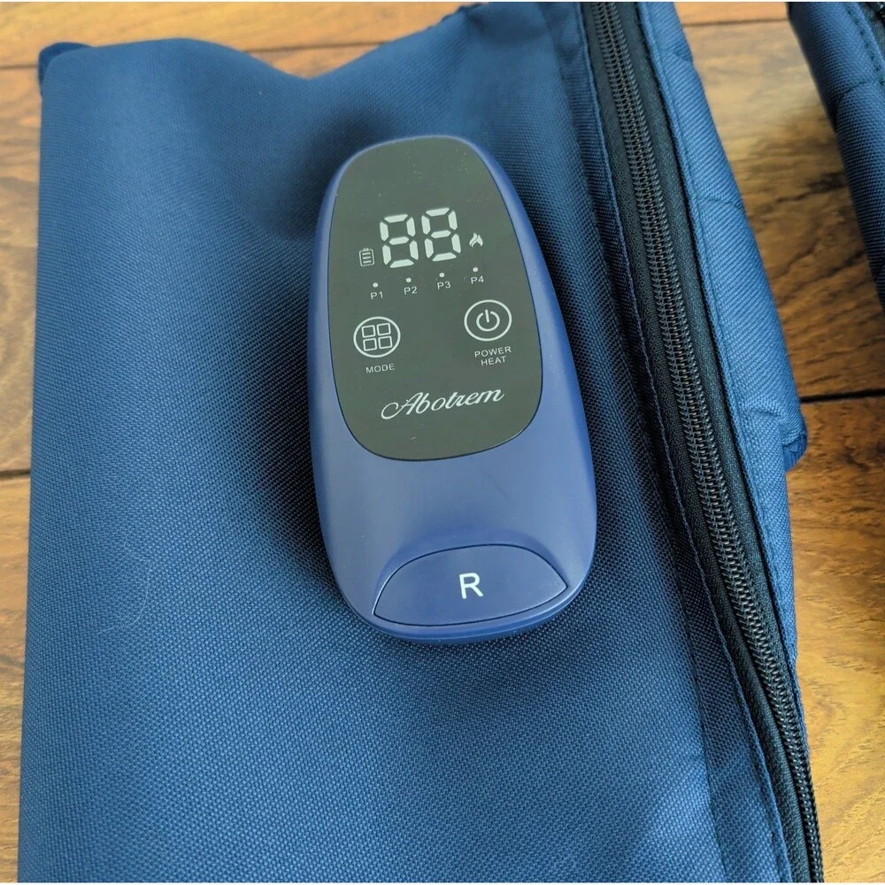 Left & Right Cordless Leg Calf Massager With Heat Circulation Massage Wireless - Picture 2 of 13